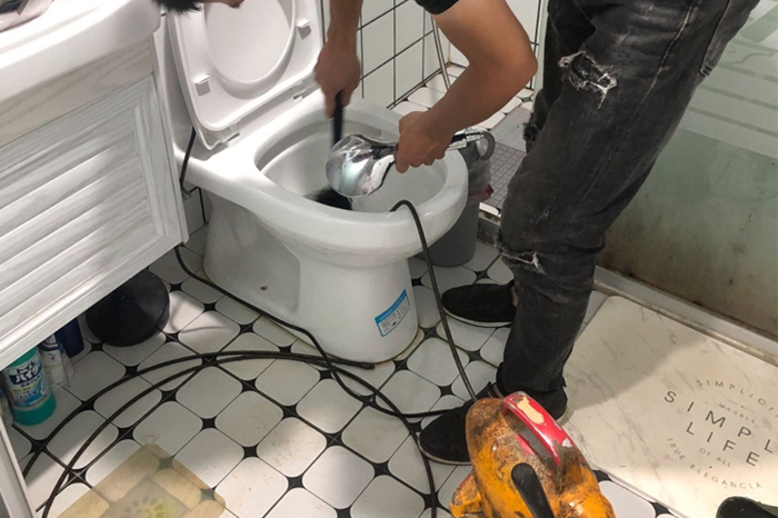 鹿城疏通下水道